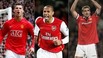 Cristiano Ronaldo, Henry, Cantona...