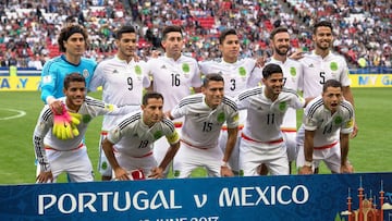 México salió con un 11 inicial de puros 'europeos'