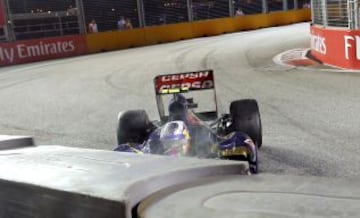 Accidente del piloto australiano, Daniel Ricciardo.