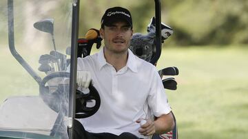 Albert Riera durante la jornada ben&eacute;fica de golf de la Fundaci&oacute;n Sergio Garc&iacute;a.
 