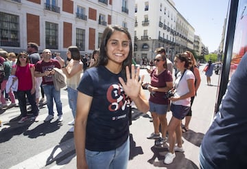 La jugadora rojiblanca Vaitiare Kenti.
 