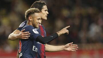 Neymar y Cavani.