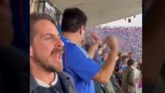 Captan a Gonzalo Winter en el estadio: esto hizo tras el gol de la U en el clásico universitario