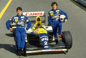 Alain Marie Pascal Prost (Francia, 24/2/1955), es junto a Lauda el único piloto capaz de retirarse habiendo logrado ser campeón del mundo y repetir la gesta en su regreso. Seis temporadas tarda el francés en lograr el título desde su debut en 1980 con McLaren. La tres siguientes temporadas las pasa en Renault, donde llegan sus primeras victorias y el subcampeonato de 1983. En 1984 regresa a Woking, repite subcampeonato y encadena los títulos de 1985 y 1986, para repetir en 1989. Llega como tricampeón a Ferrari para alcanzar otro segundo puesto en la general y un quinto puesto en 1991. Ese año asegura que conducir el Ferrari es “como conducir un camión” y la Scuderia le despide tras el GP de Japón. Pasa un año sabático 1992 y a pesar de sus críticas a Renault por su falta de desarrollo en su primera etapa, Williams le ficha para pilotar un monoplaza con el propulsor del rombo con el que se lleva el Mundial de 1993 para retirarse definitivamente y crear en 1997 su propia escudería, Prost GP.