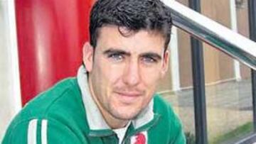 <b>SORPRESA. </b>Juan Díaz posa para AS en la estadía del equipo grana en Austria.