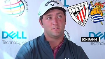 Jon Rahm: "Igual veo la final de Copa del Rey desde el hospital"