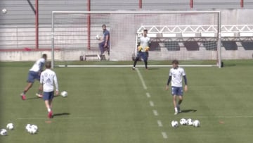 El Bayern vuelve a entrenarse respetando la distancia