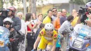 <b>A LA ESPERA. </b>Heras dio positivo en la muestra A de la crono de Alcalá.