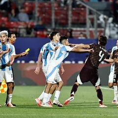 Jugadores de Argentina critican la actitud de México tras los cuartos de final del Mundial Sub-20