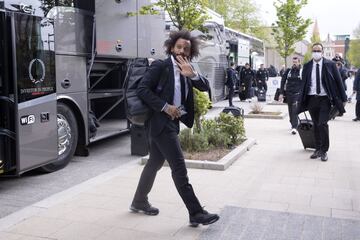 Marcelo a su llegada. 