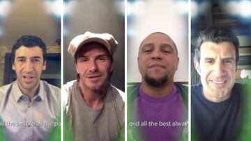El mensaje de Raúl, Roberto Carlos, Beckham y otras estrellas para la Dubai Intercontinental Cup