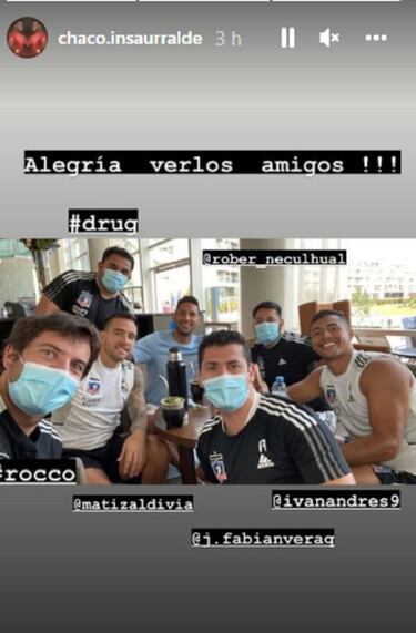 La ex figura alba que visitó a Colo Colo en Argentina