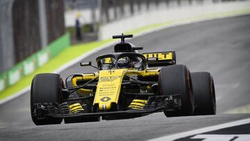 27 HULKENBERG Nico (ger), Renault Sport F1 Team RS18, action during the 2018 Formula One World Championship, Brazil Grand Prix from November 08 to 11 in Sao Paulo, Brazil - Photo Eric Vargiolu / DPPI. *** Local Caption *** .