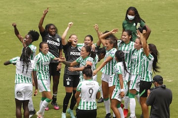 El equipo antioqueño aseguró la clasificación a la siguiente ronda de la Liga Femenina tras llegar a 21 puntos y quedarse con el segundo puesto. Goles de Maria Fernanda Agudelo. 