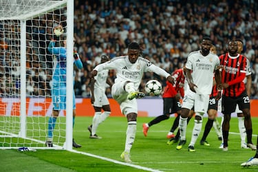 1x1 del Real Madrid ante el Milan: Tchouameni sale muy tocado