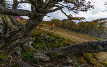 El impresionante paisaje en que se vivió la carrera de MTB