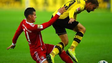 James Rodríguez termina el año con el partido ante Borussia Dortmund por la Copa de Alemania