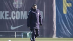 Barça: Valverde left twiddling thumbs during voluntary session