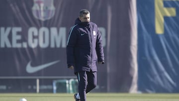 Ernesto Valverde, entrenador del Barcelona