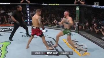 Así fue el doloroso momento de McGregor: ¡fractura de tibia!