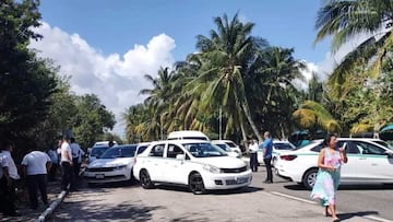 Bloqueo de taxistas en Cancún: qué ha pasado y cuáles han sido los motivos