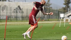 Después de dos días libres, River retomó las prácticas