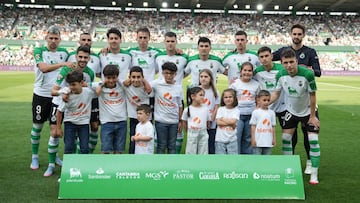 Alineación del Racing contra el Mirandés.