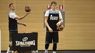 Luka Doncic y Dinco Radoncic.