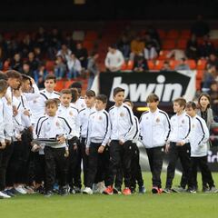 El Valencia se vuelca con la escuela Benferri-Oleza