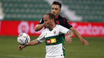 Nino, en el partido ante la Real.