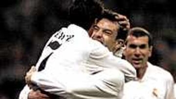 SEGURO DE GOL. Raúl y Morientes son la pareja más goleadora de la Liga.