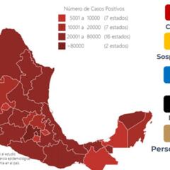 Mapa, muertes y casos de coronavirus en México por estados hoy 27 de octubre