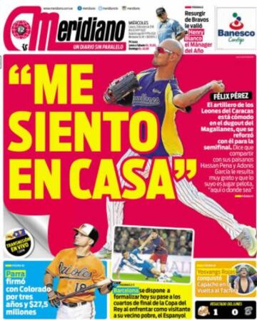 Portadas de la prensa mundial