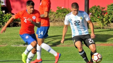 Argentina se impuso a Chile en un amistoso de preparación