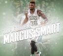 Marcus Smart, primer 'triple-doble' de su carrera: 10-11-11