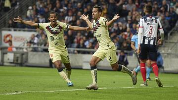 América derrotó a Monterrey en la jornada 7 del Clausura 2020