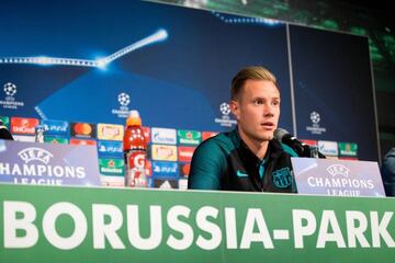 Marc-Andre ter Stegen speaks ahead of the game against Borussia Moenchengladbach.