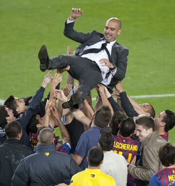 Despedida del Barcelona a Guardiola 