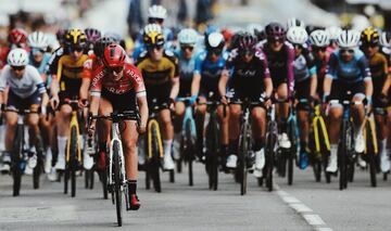 El pelotón durante la primera etapa del Tour de Francia 2021.
