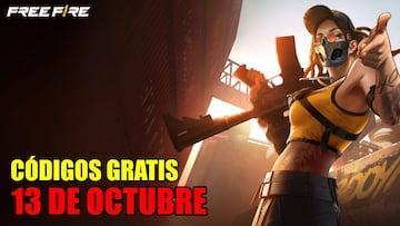 Free Fire, códigos 13 de octubre