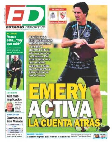 Portadas de la prensa deportiva