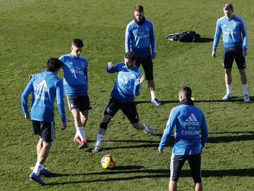 El Madrid prepara el partido contra el Villarreal