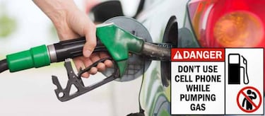 Por qué nos piden que apaguemos el móvil en una gasolinera