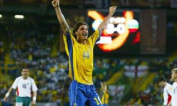 El primer tanto de Zlatan con Suecia llegó en 2002 durante un juego de clasificación a la Eurocopa ante Hungría. 