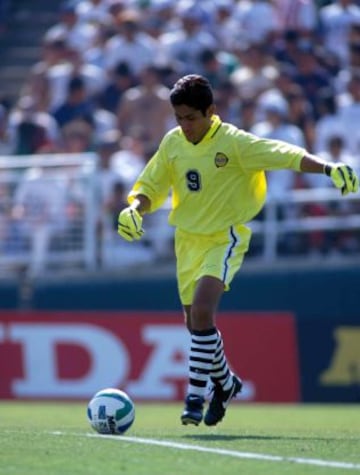 Jorge Campos en el Galaxy de Los Ángeles.