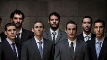 <b>A POR LA COPA. </b>Satoransky (B. Cívica), Colom (Fuenla), Garbajosa (Unicaja), Carroll (Madrid), Ivanov (Lucentum), Huertas (Barça), Vidal (Lagun Aro) y Prigioni (Caja Laboral).