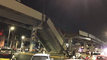 Metro línea 12: se desploma tramo del Metro Olivos