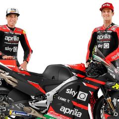 Aprilia presenta su nueva RS-GP con Gresini en el recuerdo