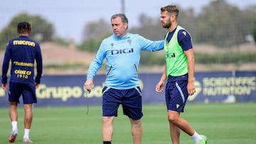 Sergio González, en un entrenamiento.