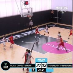 El talento versátil de Maker Bol: tapón de pívot, triplazo de alero y asistencia de 'playmaker'